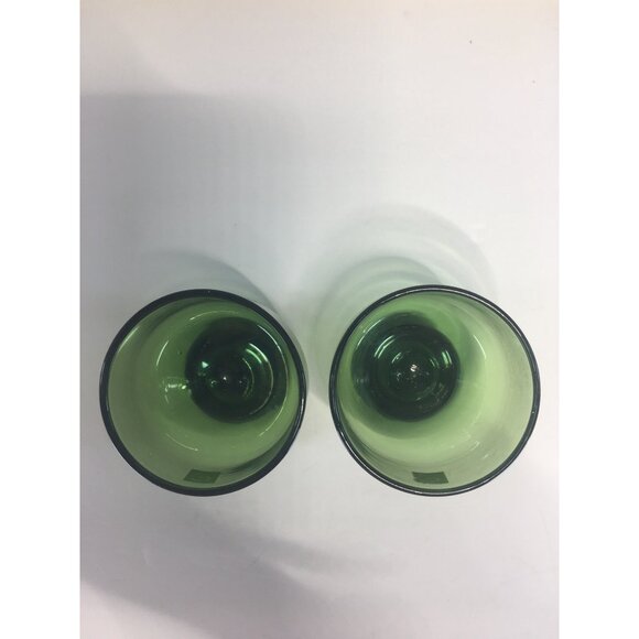 Japanese Cold Sake Cups Glass Blue and Green - Set of 4 - Picture 14 of 16